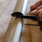 Daniel Boyle at work in his pottery 2019